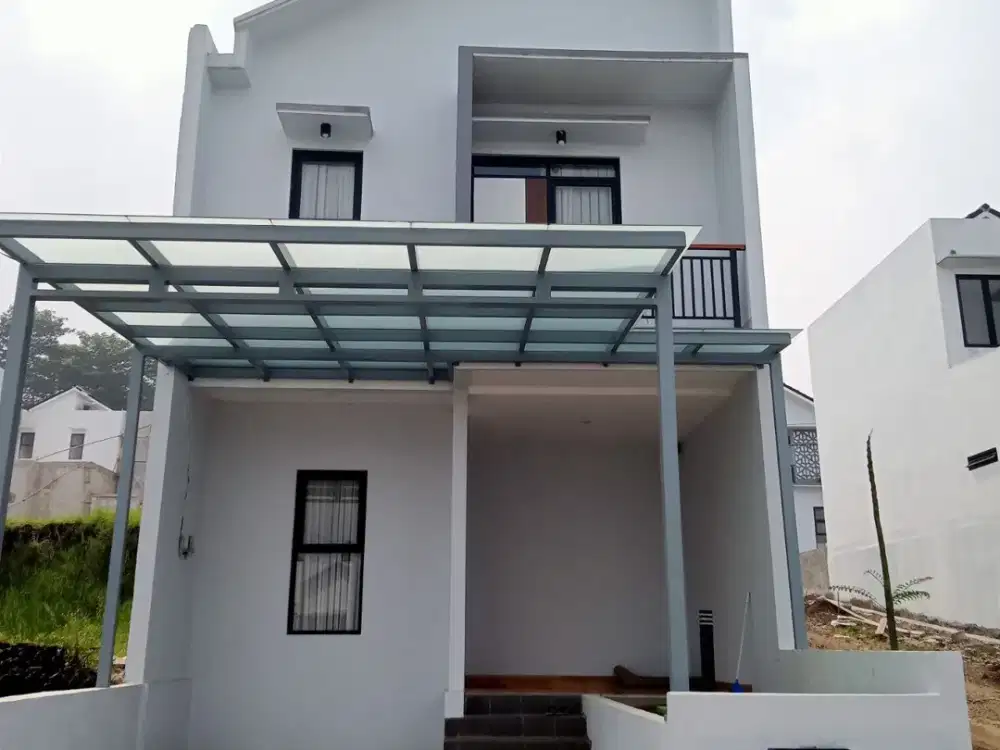 RUMAH BARU NUANSA VILLA SEJUK BERKABUT DEKAT STASIUN KCIC PADALARANG