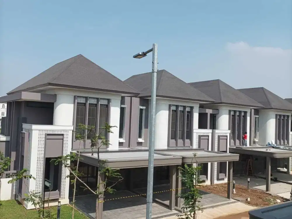 RUMAH DIJUAL DI BANDUNG MODERN MEWAH 2LT TEPI DANAU EXIT TOL BUAHBATU