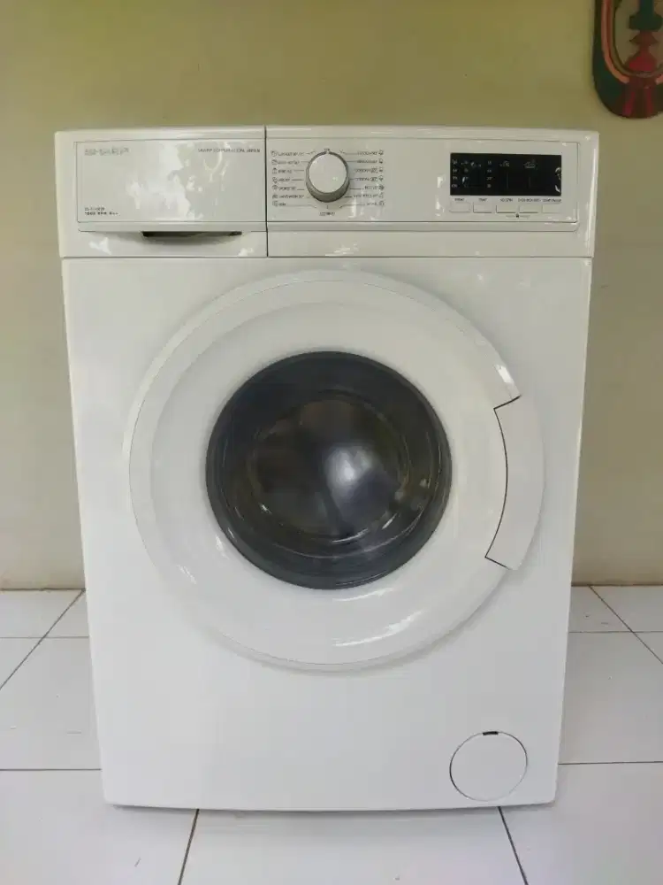 Mesin cuci Sharp front loading 8kg tipe ES-FL1082B