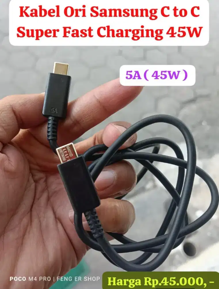 Kabel Ori Samsung 5A ( Type C to C )
