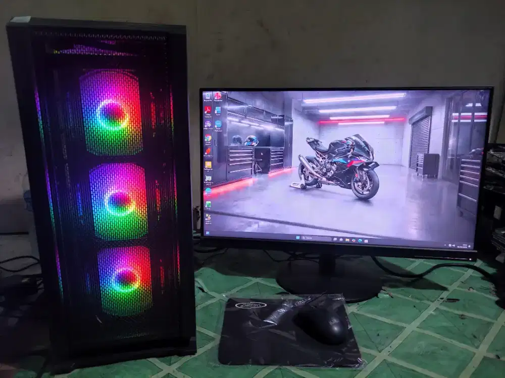 PC Gaming MSI Core i3 Gen 10 GTX 1650 4GB, RAM 16GB SSD 500 GB+HDD 1TB