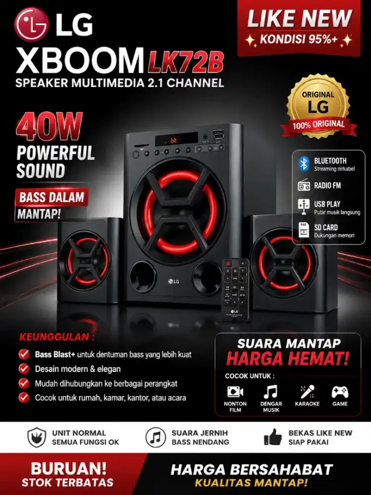 Speaker satelit LG Xboom preloved