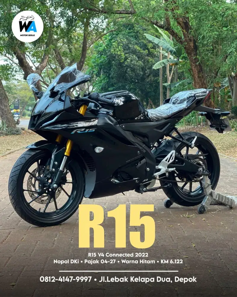 UNIT ISTIMEWA Yamaha R15 V4 Connected Tahun 2022 Cash/Kredit