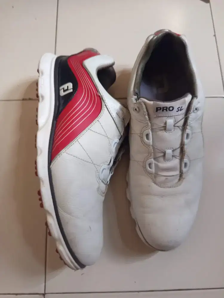 Sepatu Golf FootJoy FJ Pro SL BOA Spikeless Size 9 XW 42.5 Original