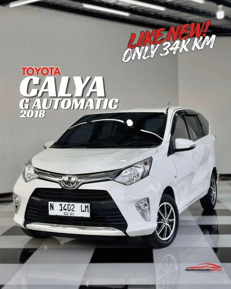 Like New!! Toyota Calya G AT 2018