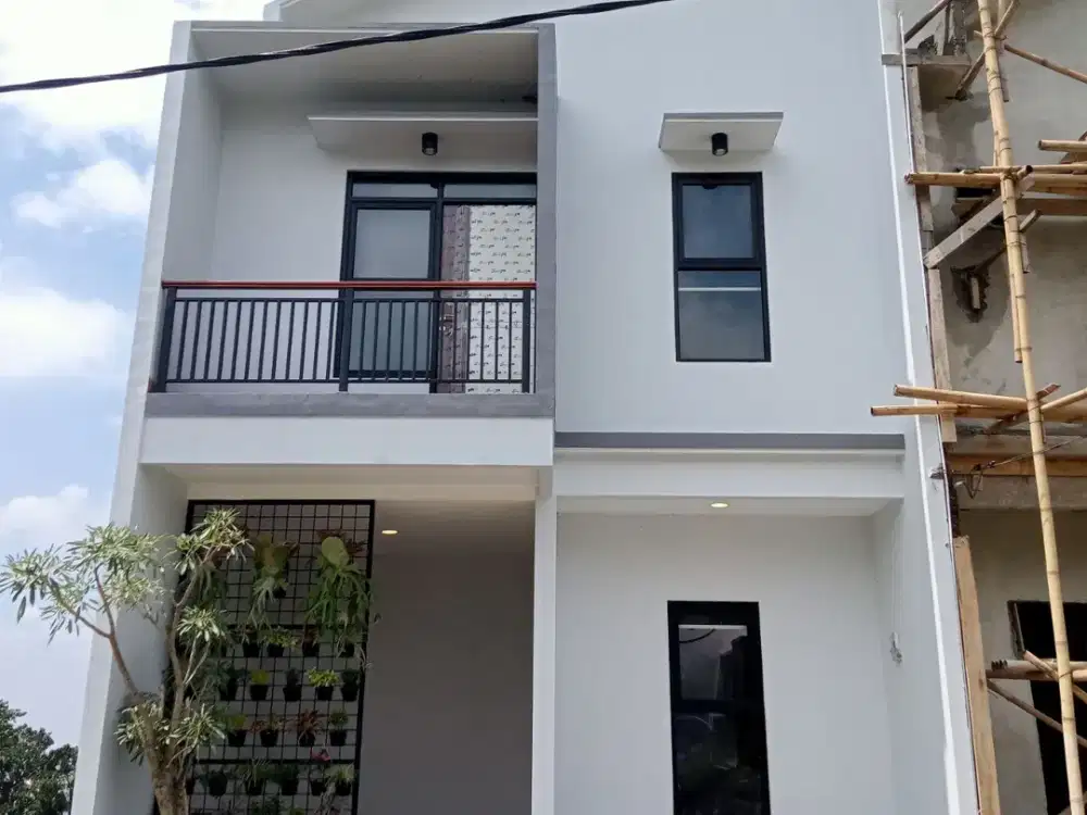 RUMAH MODERN RASA VILLA 2 LANTAI DEKAT STASIUN KCIC PADALARANG BANDUNG