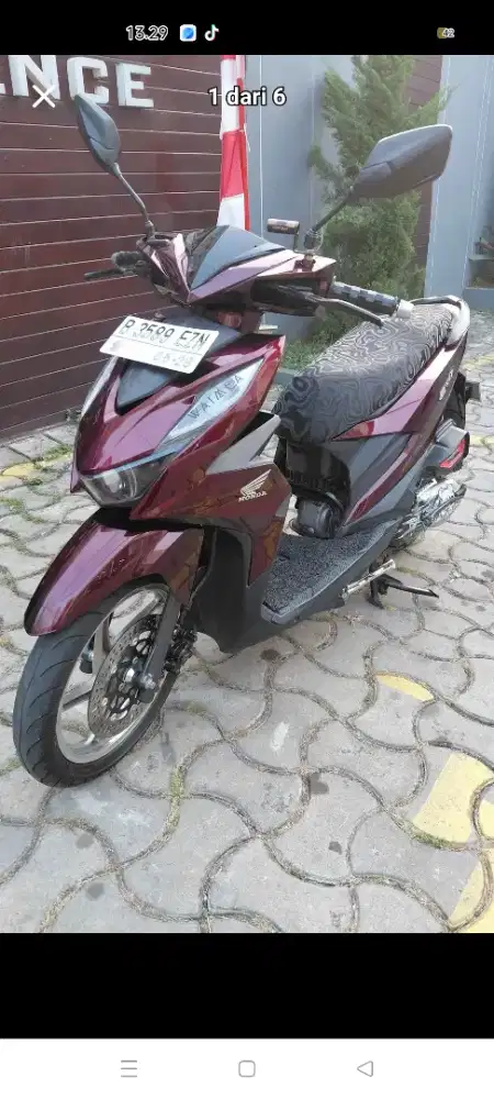 DIJUAL CEPAT HONDA  BEAT DELUXE ORIGINAL