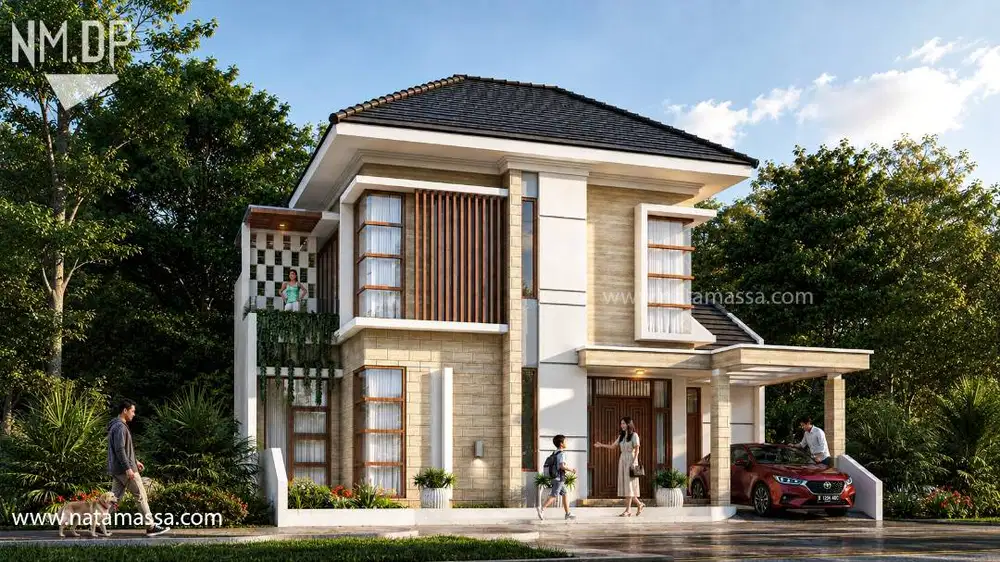 Jasa Arsitek Rumah di Sukmajaya Gratis Survey - Rumah Modern Tropis