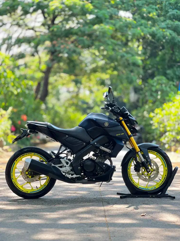 YAMAHA MT15 BIRU 2019 KM RENDAH PAJAK PANJANG KAYAK BARU