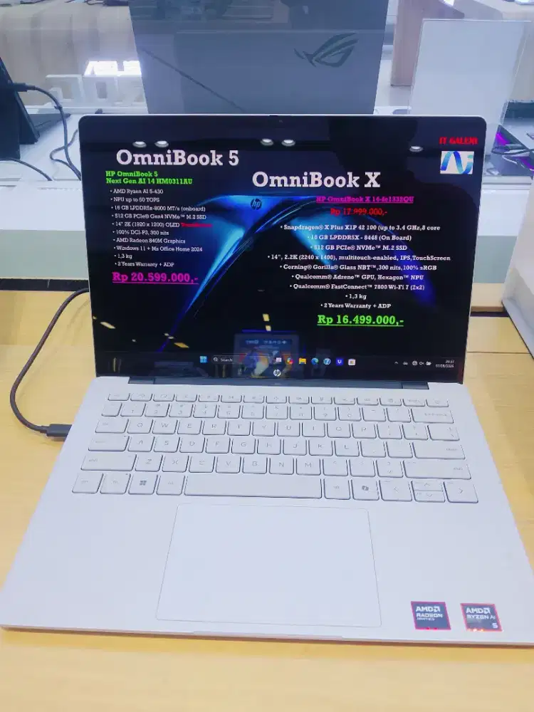 Laptop HP OmniBook 5 Next Gen AI 14 HM0311AU