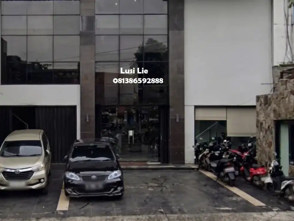Bangunan ex kantor atau mini building Benhil Jakpus, luas 348m, parkir luas