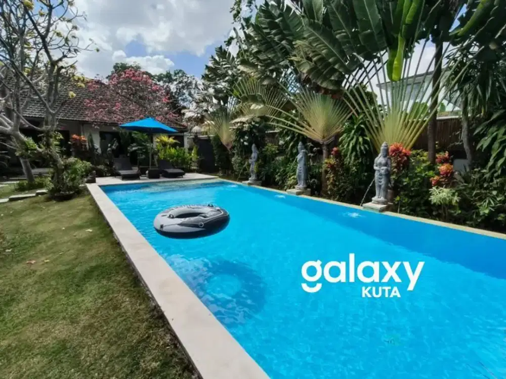 DIJUAL VILLA SPACIOUS GARDEN WITH 5 BEDROOM IN UMALAS KEROBOKAN BADUNG