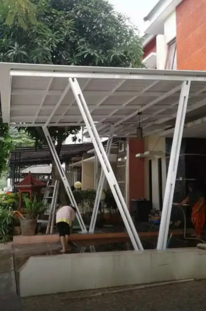 Kanopi Rangka Baja Ringan
