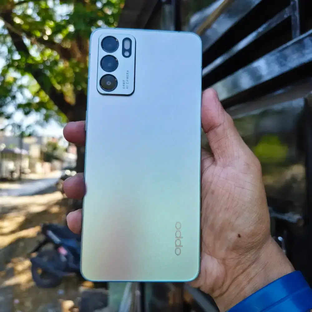 Oppp reno 6 5G ram 8/128GB mulus normal lengkap