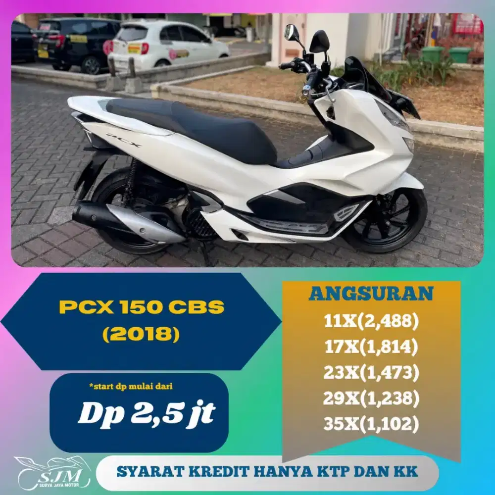 HONDA PCX 150 CBS 2018 MESIN HALUS