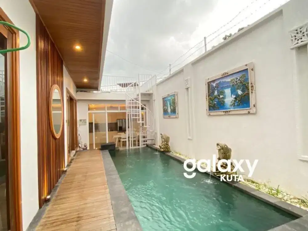 JUAL SEWA VILLA POSISI HOOK SIAP HUNI DI KAYU TULANG CANGGU