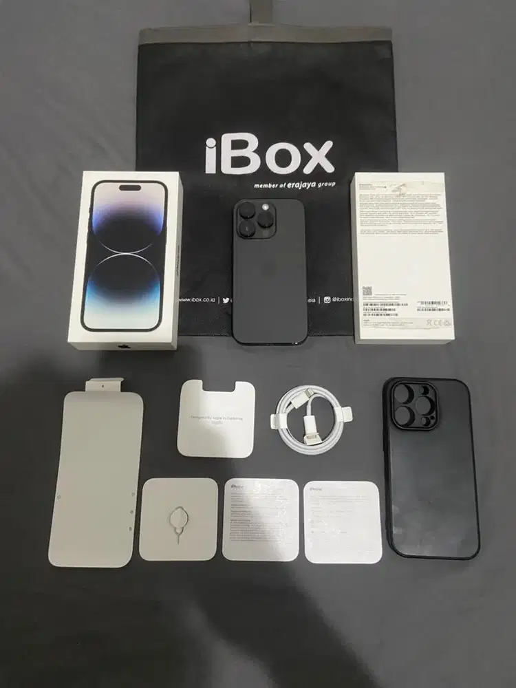 iphone 14 Pro 256gb IBOX Resmi Fullset lengkap original
