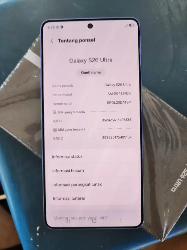 Samsung Galaxy S26 ultra 12/512 second