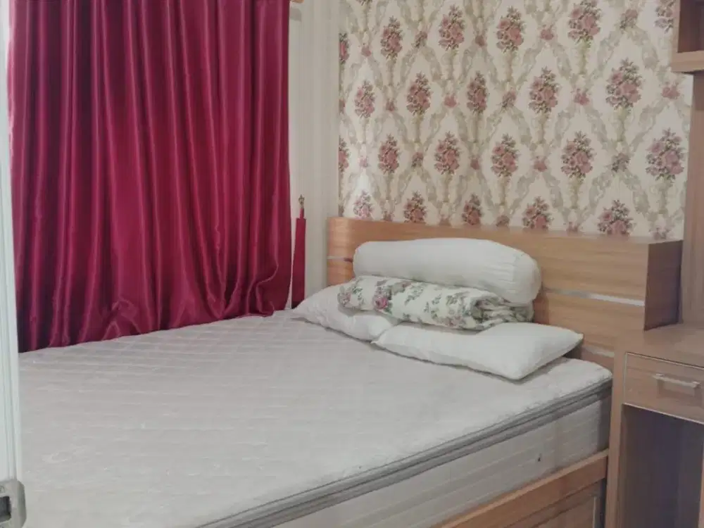 The green pramuka apartment residence unit 2 BR full furnished tower mall baca deskripsi