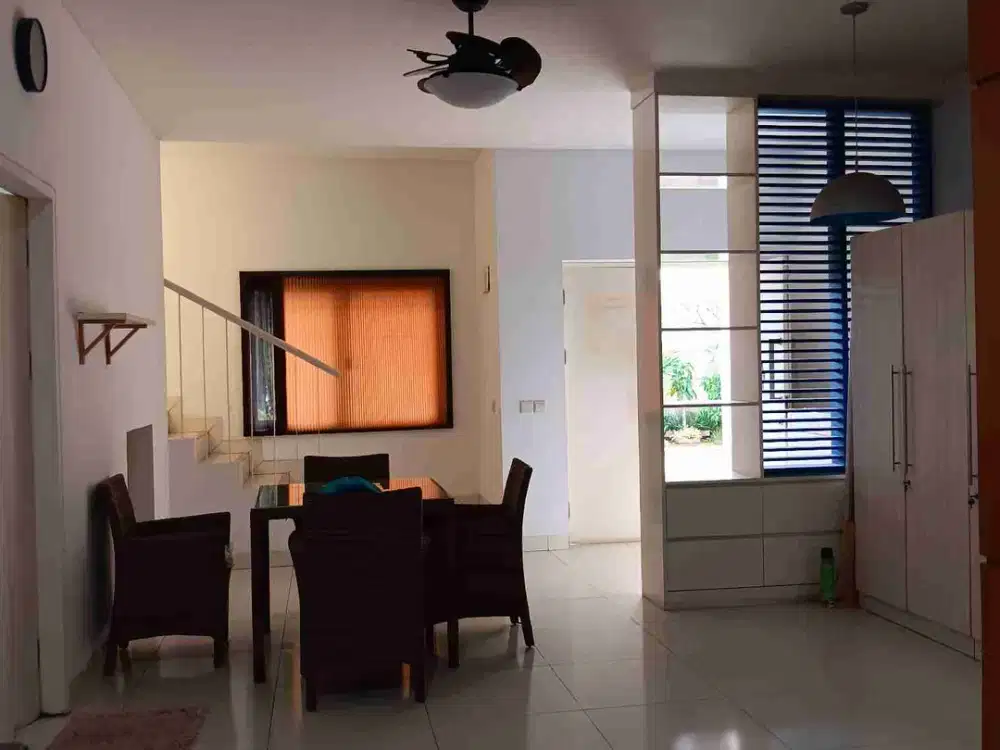 Miranda Jual Murah Rumah Semi Furnished lebar 9 Cluster Cassia area depan JGC bisa KPR Siap Huni