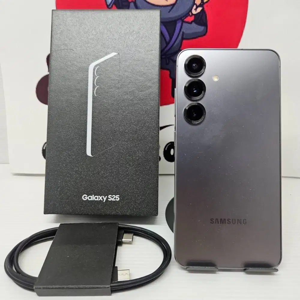 Samsung Galaxy S25 Silver 256GB Fullset Sein No Minus