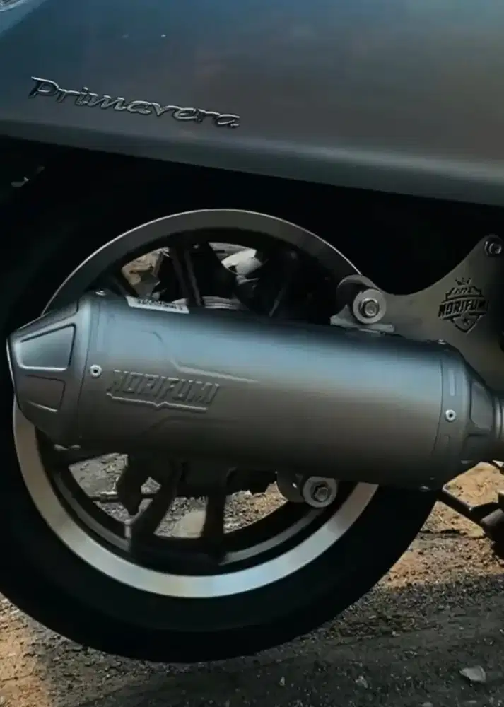 Knalpot Norifumi SS Silver Primavera Sprint LX