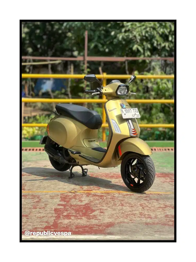 TERMURAH VESPA SPRINT S150 FACELIFT NEW MODEL TAHUN 2024 GREEN OLIVE