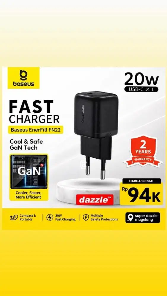 Baseus enerfill fn22 20 watt black