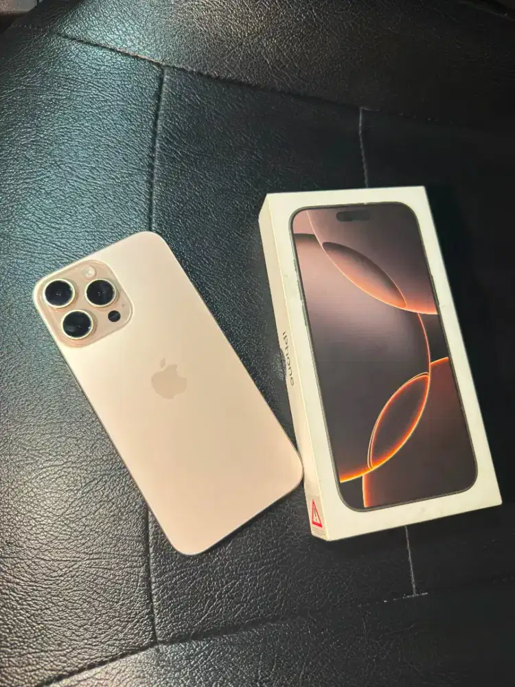 Dijual santai,iphone 16 Promax 256Gb Disert titanium Ibox