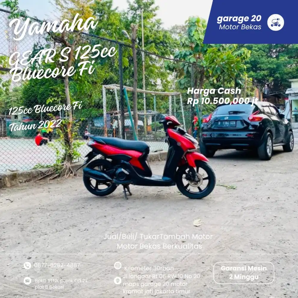Yamaha All New Gear S 125cc Bluecore Tahun 2022