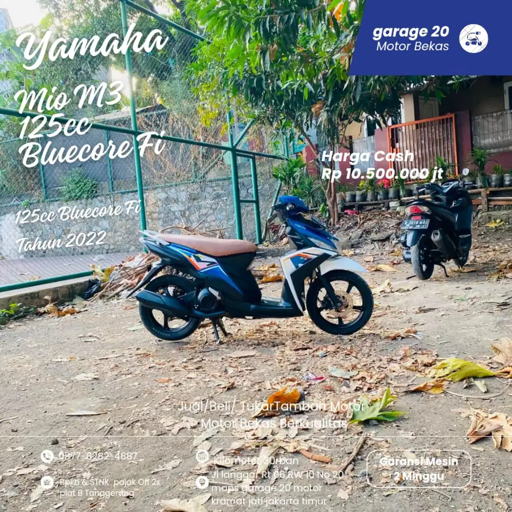 Yamaha All New Mio M3 125cc Bluecore Fi Tahun 2022