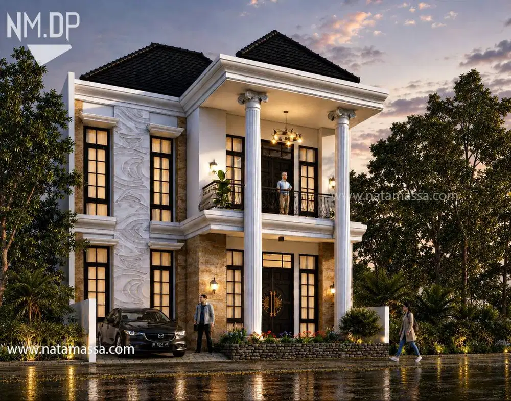 Jasa Arsitek Rumah di Pondok Gede, Rumah Modern Klasik - Gratis Survey