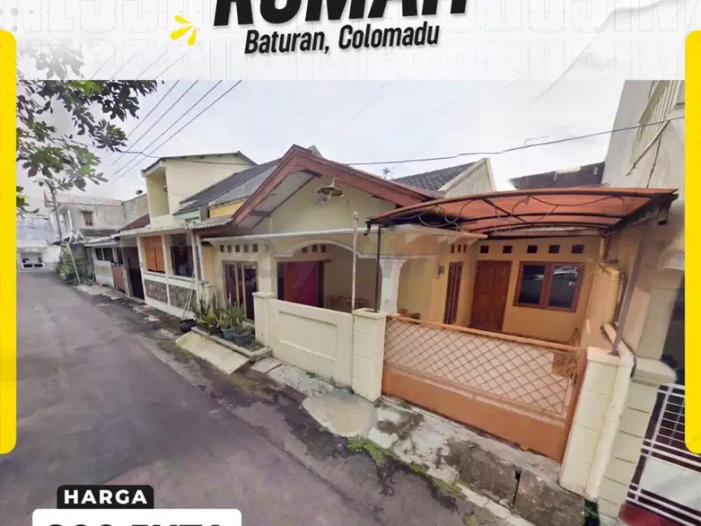 Rumah 3Kamar Siap Huni Di perumahan Fajar indah Baturan Colomadu Kra