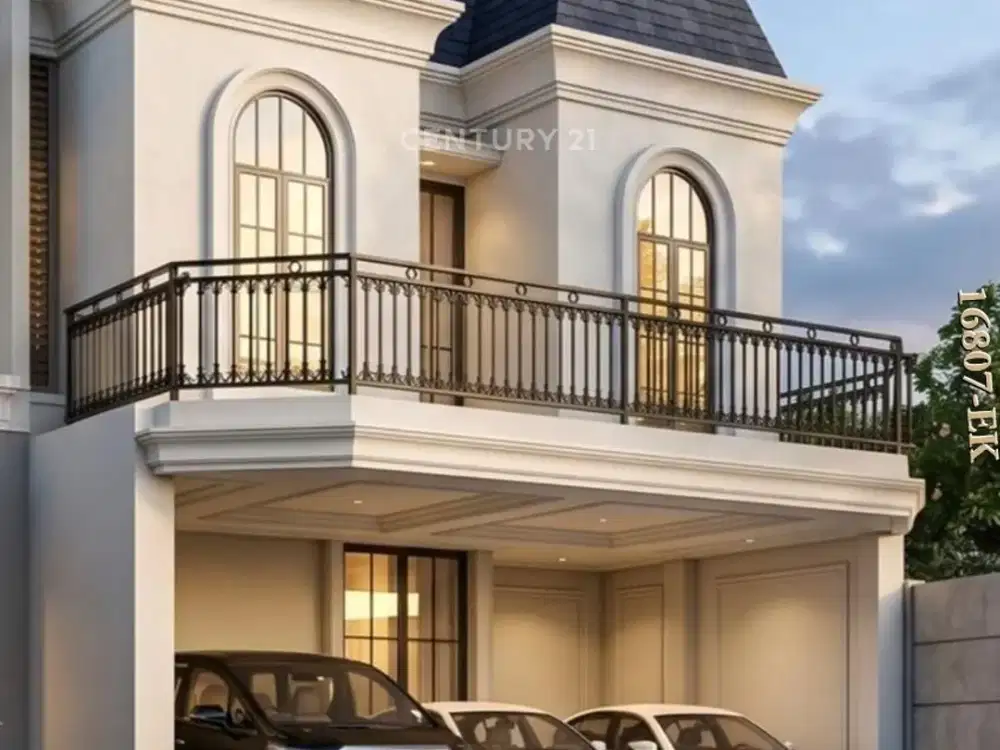 Dijual Rumah Brand New Discovery Aluvia Bintaro Jaya Sektor 9 Ada kolam renang, taman, kusen pintu kayu jati