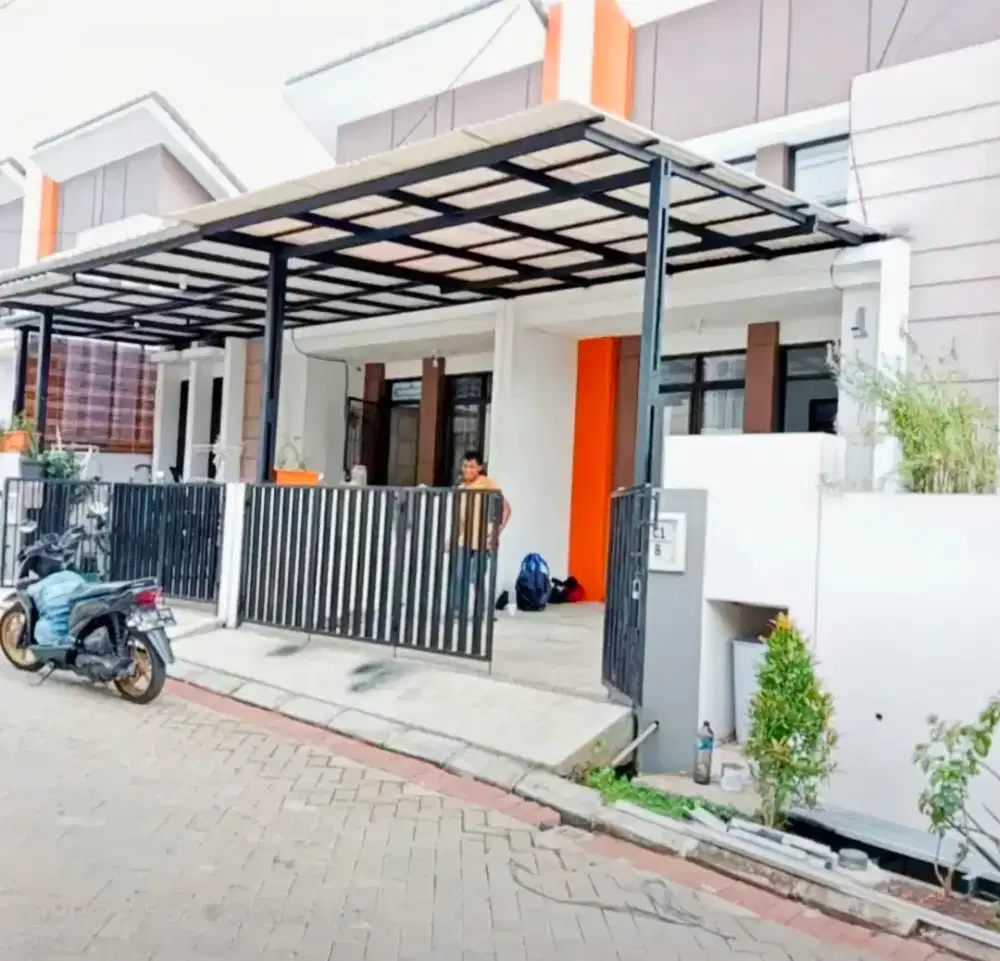 Kanopi Baja Ringan Atap Alderon Double layer