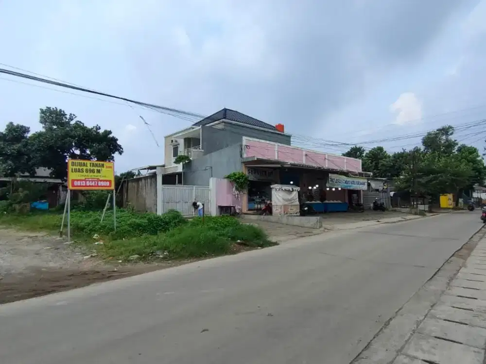 JUAL TANAH LT 896 LOKASI STRATEGIS DI BEKASI TIMUR, JL. ASEM RAYA, MUSTIKAJAYA, BEKASI TIMUR