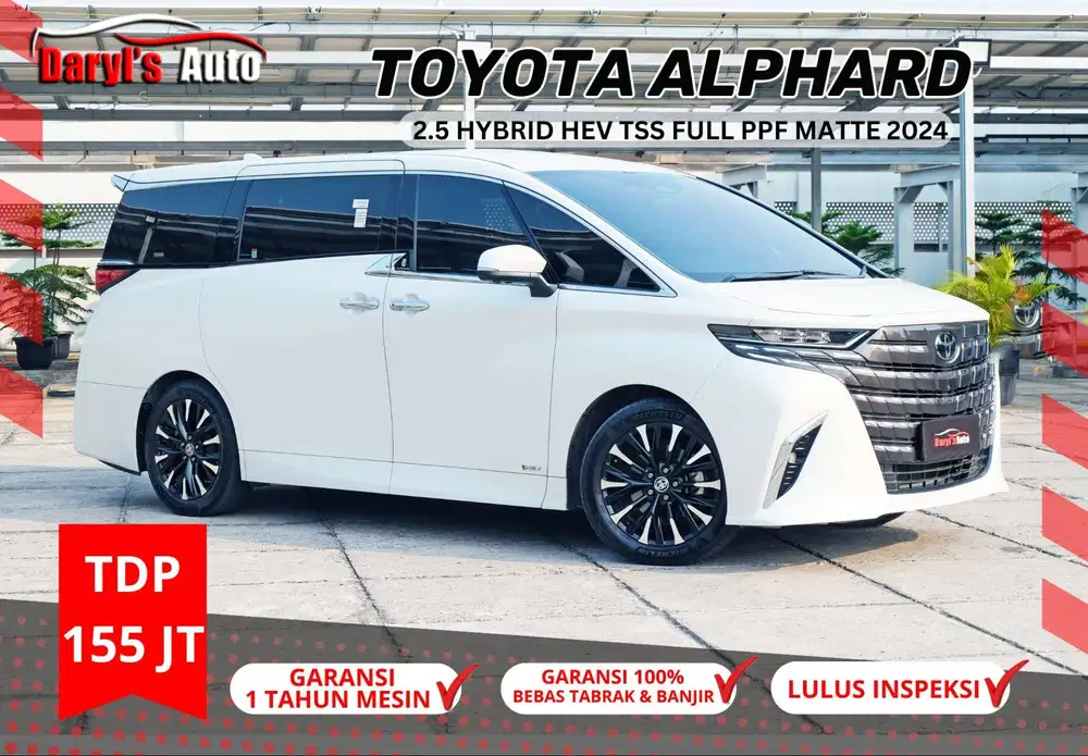 2024 Toyota Alphard 2.5 Hev Hybrid Tss Full PPF matte TDP 155jt