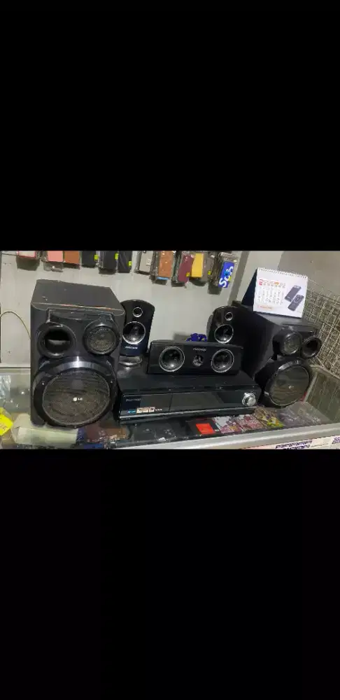 Polytron audio set + bonus subwoofer merk LG