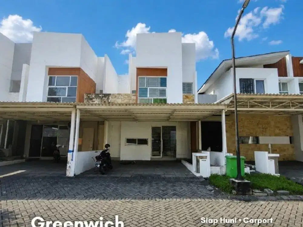 Rumah Greenwich, Royal Residence Siap Huni • Carport