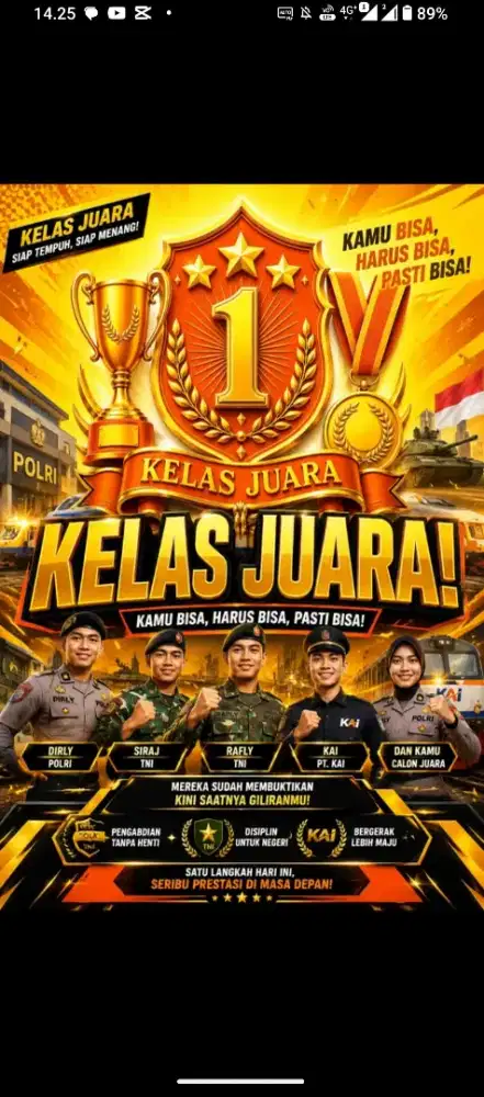 Siswa Siswi Kelas Juara yg Sudah Bekerja*