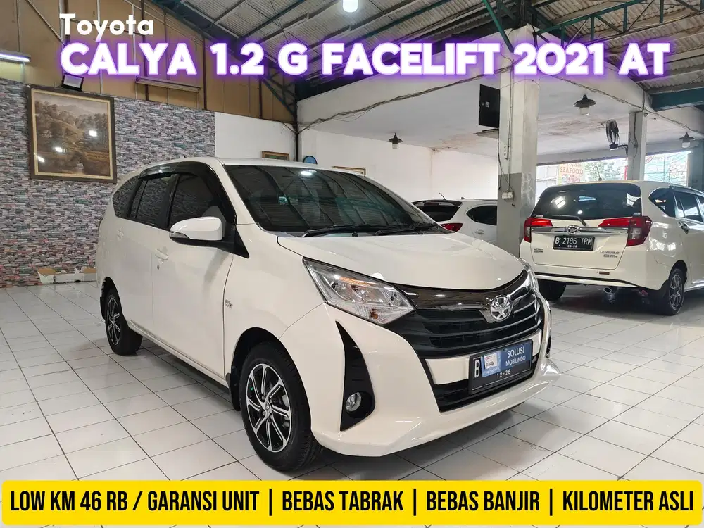 (Low KM) Toyota CALYA G 1.2 Bensin AT 2021 Putih