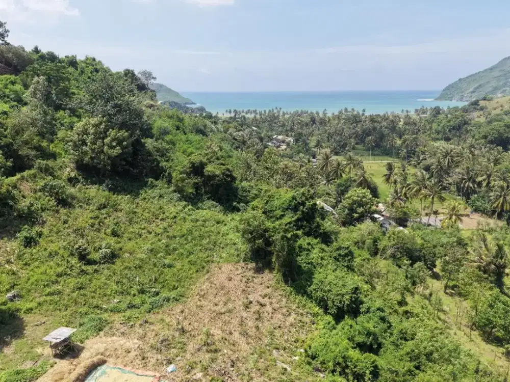 Tanah kapling view laut prabu areguling dekat Kuta Mandalika Lombok