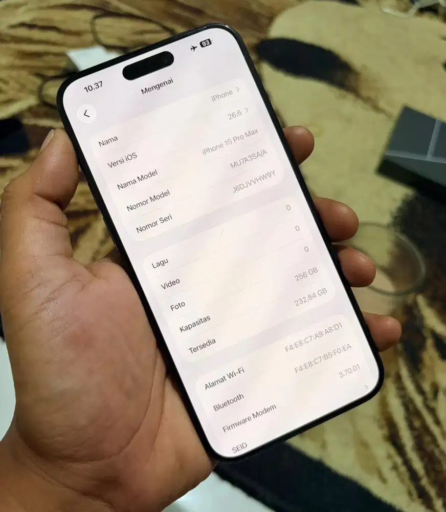 iPhone 15 Pro Max 256 Resmi