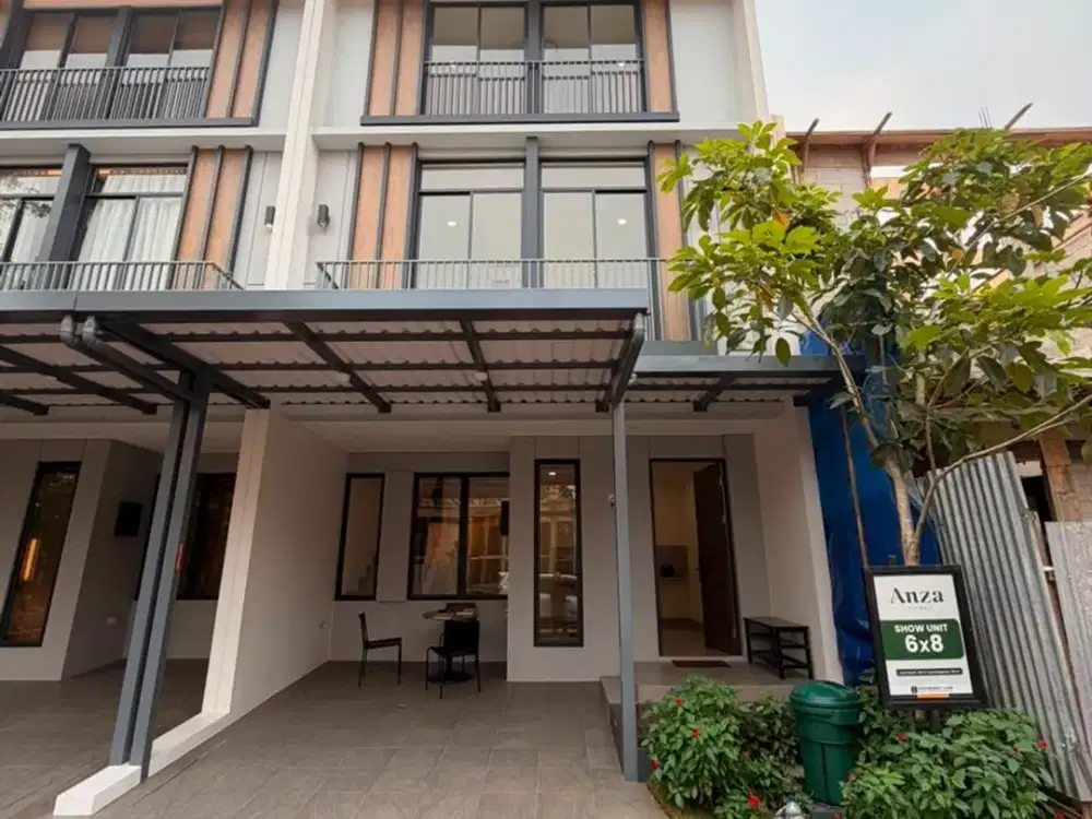 Pertama Terlaris Anza Homes At Malibu Village Rumah Premium 3Lantai Complete Facilities! 1,4M Saja & Free Tax