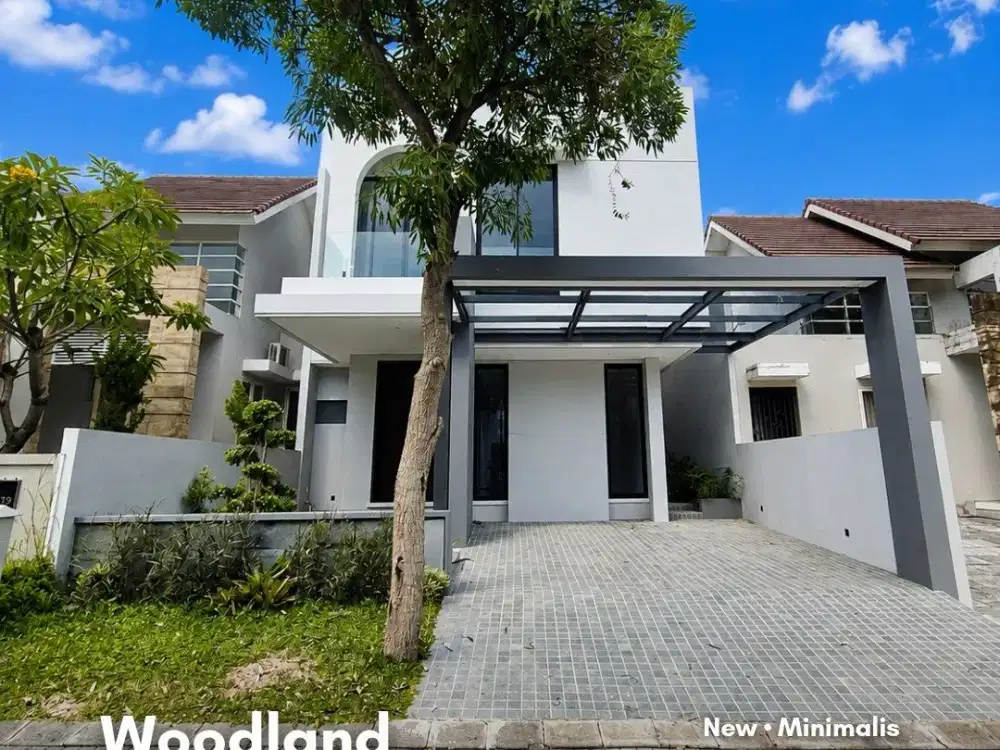 Rumah Woodland, Citraland New • Minimalis • Carport
