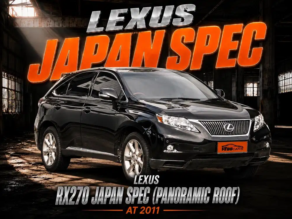 Bergaransi LEXUS RX270 JEPANG 2011