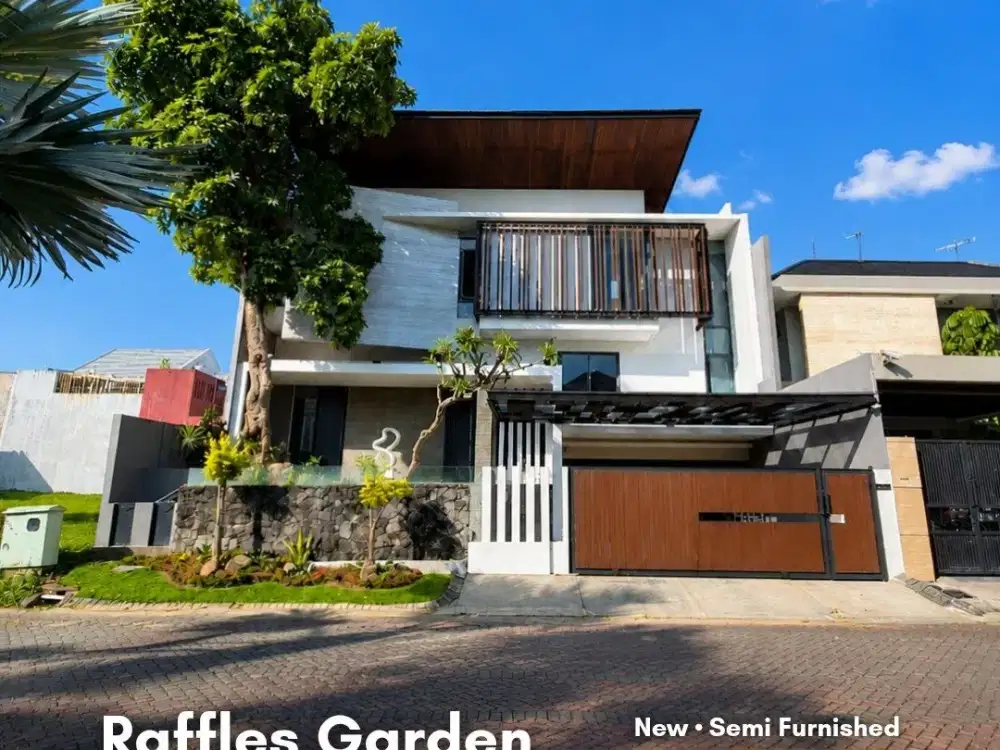 Rumah Raffles Garden, Citraland New • Minimalis • Siap Huni • Semi Furnished