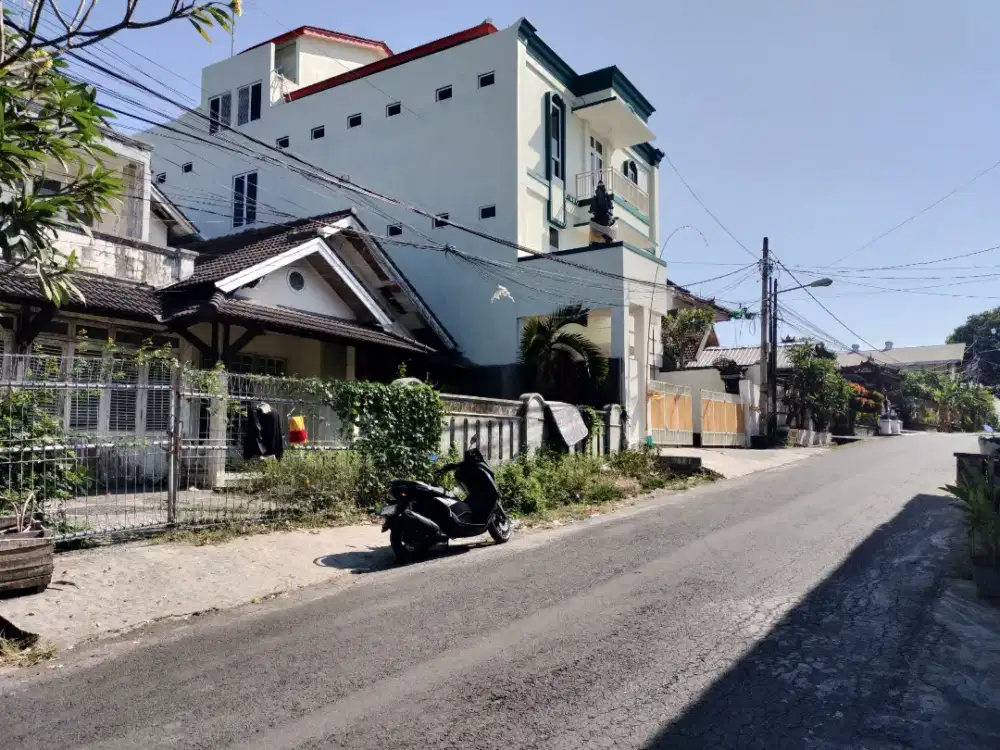 JUAL TANAH KOMERSIL 4ARE BONUS RUMAH JLN KUSUMA BANGSA DENPASAR  875JT