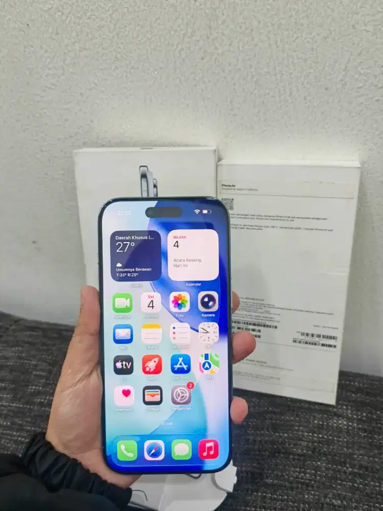 Iphone 17 air 256gb Fulset ori resmi ibox no minus garansi
