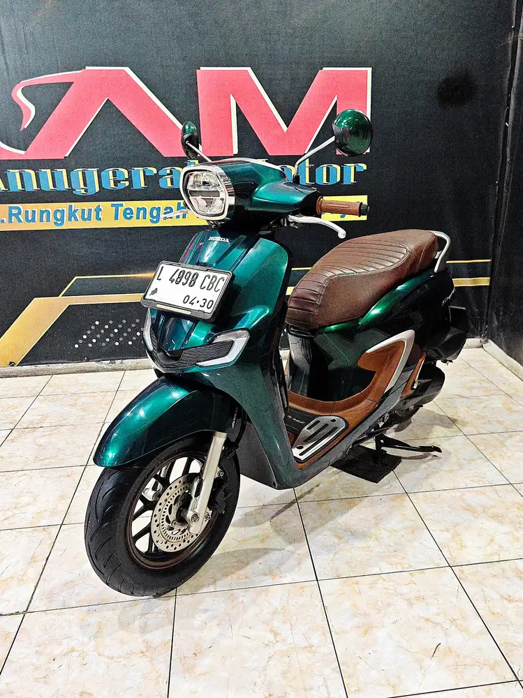 Staylo ABS 160cc Royal Green km.5rb gesit mewah.Anugerah motor rungkut